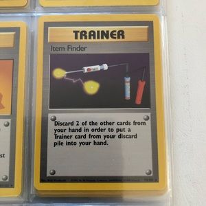 1990’s rare vintage Item Finder Pokémon card 74/102